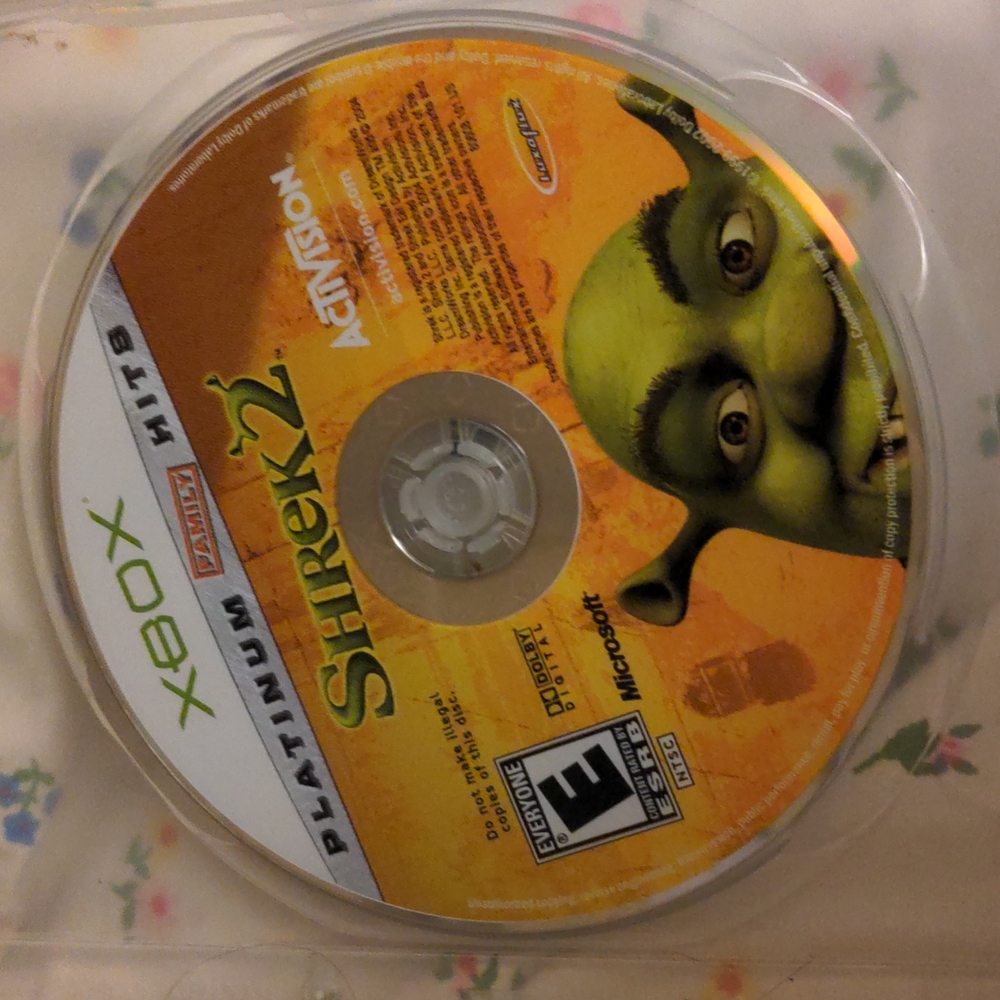 XBOX Shrek 2 Platinum Hits Family Microsoft 2004 Classic Video Game